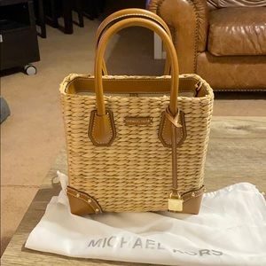 Michael Kors Malibu Straw Bag